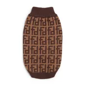 Brown Monogram Sweater