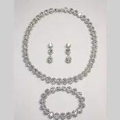3 pc set with Swarovski Crystal