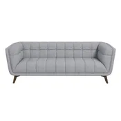 Addison Large Light Gray Fabric Sofa