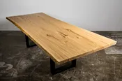 Live Edge Elm Dining or Conference Table, 110"