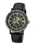 Automatic 36 gemstones with date Cosmopolitan Theorema GM-133-5 |Black|