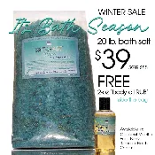 bath salt ART 20LB<br>Ocean<br>FREE 'body oil RUB'
