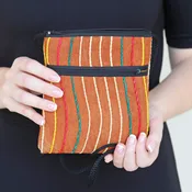 Bark Cloth Purse