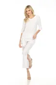 Asymmetrical Drawstring Tunic