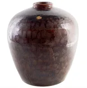Antique Glazed Storage Jar