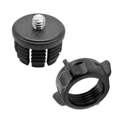 17mm Ball to 1/4"-20 Camera Bolt Pattern Adapter with Tightening Ring
