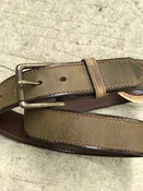 Byrd's by Gingerich Austin Distressed Brown Apache Leather Belt