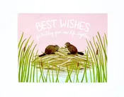 Best Wishes Beaver Card