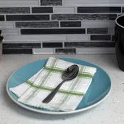 Hammered Silver 4-Piece Tea Spoon Set - Stainless Steel Flatware Dinner, Tea, Dessert Utensils - Essential Kitchen Cutlery Set, Dishwasher Safe $2.00 EACH, CASE PACK OF 24