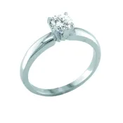 14kt White Gold 1.00CT Diamond Engagement ring