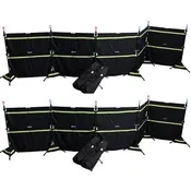 Quad 66′ x 6′ Barrier System