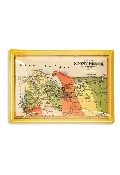 1894 Stony Brook Long Island Map Decoupage Glass Tray