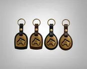 Argentine Horse Head Keychain | Brass Equestrian Design