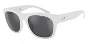 Armani Exchange Men's 55mm Matte White Sunglasses AX4128SU-83156G-55