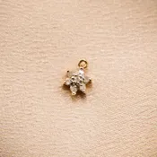 10k Natural Diamond Cluster | Necklace Charm