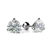 Lab Grown 2 Carat Total Diamond Studs — Santisi & Bove