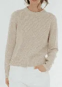 Alex Mill Marais Sweater in Marled Oat
