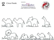 004 Circus Parade Pantograph by Linda V. Taylor