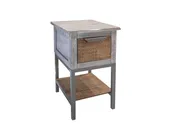 1 Drawer Chairside Table – Mita