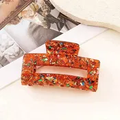 Acrylic Square Sequin Hollow Hair