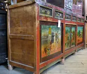 a spectacular painted credenza — china woods fine furniture