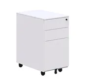 Accent Slim Steel Mobile Pedestal
