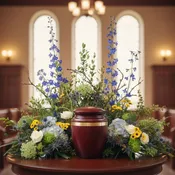Enchanted Forest Urn Sympathy Flowers