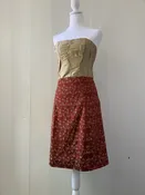 Strapless Silk Midi Dress — thecuratorfalmouth.com