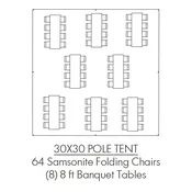 30×30 Pole Tent Package