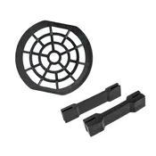 Compotite Linear Drain Grate Risers & Hair Strainer Combo