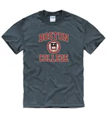 Boston College Arch & Seal T- Shirt- Charcoal