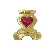 Ancient Heart Ring — Hughes Bosca