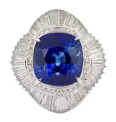 Ceylon Vivid Royal Blue Sapphire Ring — Scott Reising Jewelers