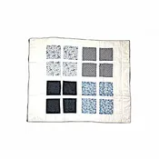 Cotton Pillow Sham Sea & Sky Blue Design Shade 21"h x 27"w