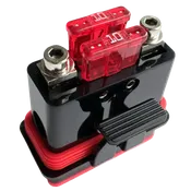 4AWG/8AWG Mini-ANL/Dual ATC Fuse Holder (Liquid, Mud, and Dust Resistant)