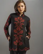 Giordian long alpaca sweater — Stone Corral Media