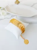 21k Coin Bracelet Gold