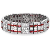 Antique Ruby Bracelet