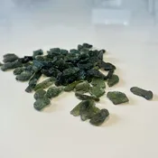 .5 - 1 Gram Authentic Moldavite from Czech Republic - Tektite Crystal, 'A' Grade