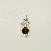 Amber Pendant, Owl
