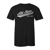 All Star Nutrition Cursive Design Every Day Tee