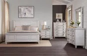 1020 Salter Path Queen Bed, Dresser, Mirror