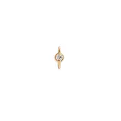 Astral Plane Stud Single / Round Natural Diamonds 2.1mm