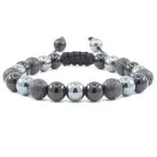 Hematite, Black Onyx, Lava