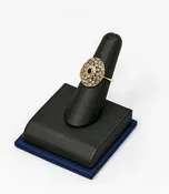 14 K Y 0.60 Ct Diamond  & 0.10 Ct Sapphaire