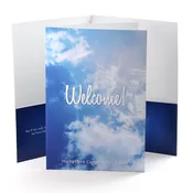 Clouds 6x9 Church Welcome Folder