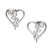 0.06 CTW Round Diamond Stud Earrings