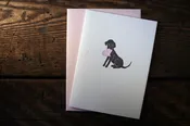 Black Lab with Heart
