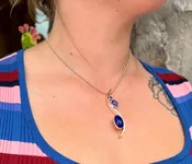 N53 Faceted Blue Lapis Necklace — Lilly Barrack  Seasoned artist, Lilly Barrack, has been designing hand-made sterling silver gemstone jewelry for more than three decades. The Lilly Barrack’s three store locations (two in Albuquerque, NM, and one in Scottsdale, AZ.) carry exclusive gift items and designs from upwards of 60 unique artists.