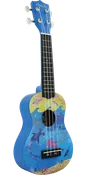Amahi DDUK21 Ukulele Under the Sea Soprano w/ Bag